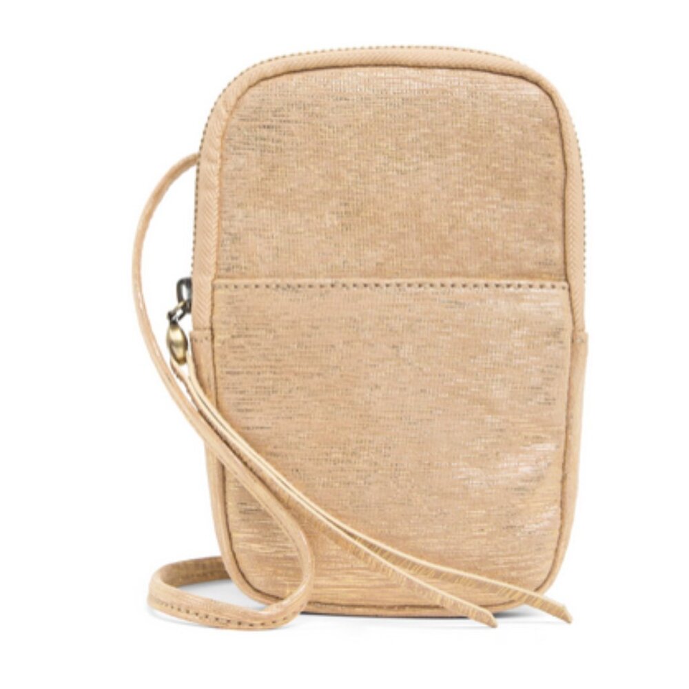 HOBO Taupe Leather Crossbody
